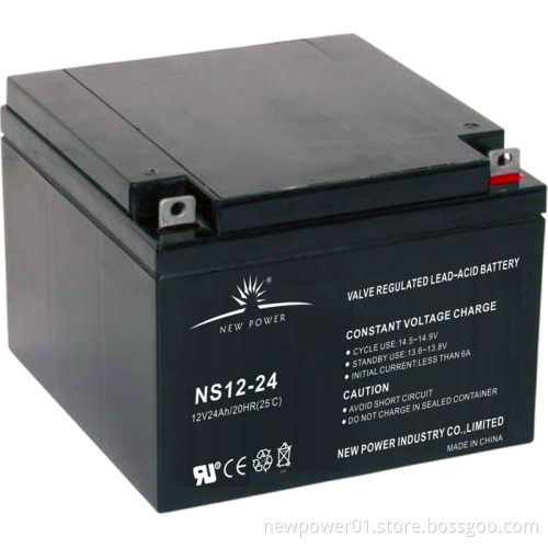 12V24ah UPS Battery/ AGM Lead Acid Battery (NS12-24)
